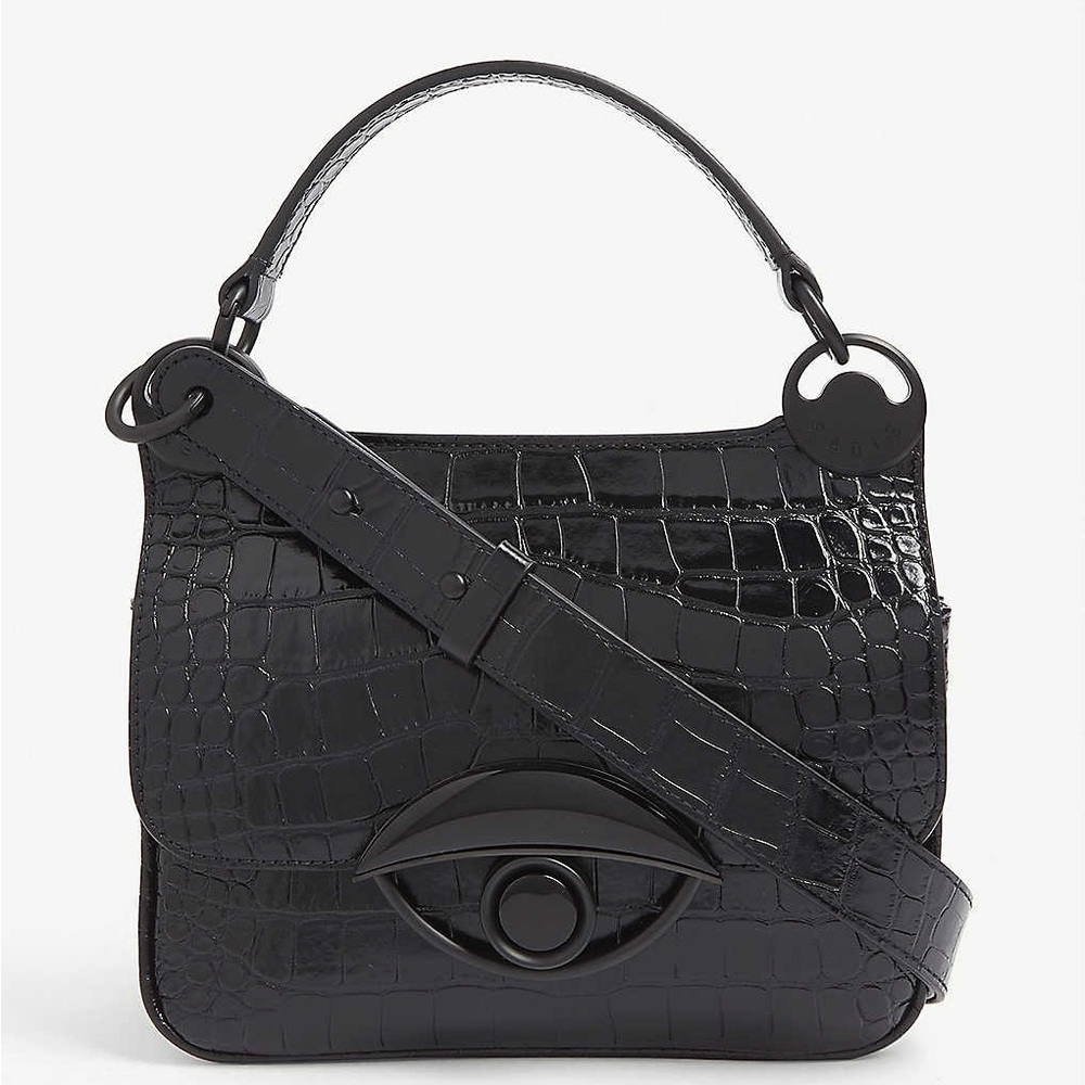 Kenzo Tali Patent Leather Black Bag